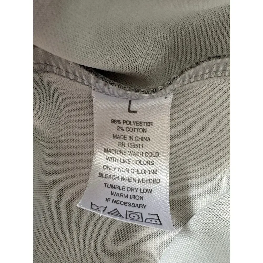 Aeropostale Men's Size L Gray Heather Cargo Joggers Sweatpants Zip Pockets